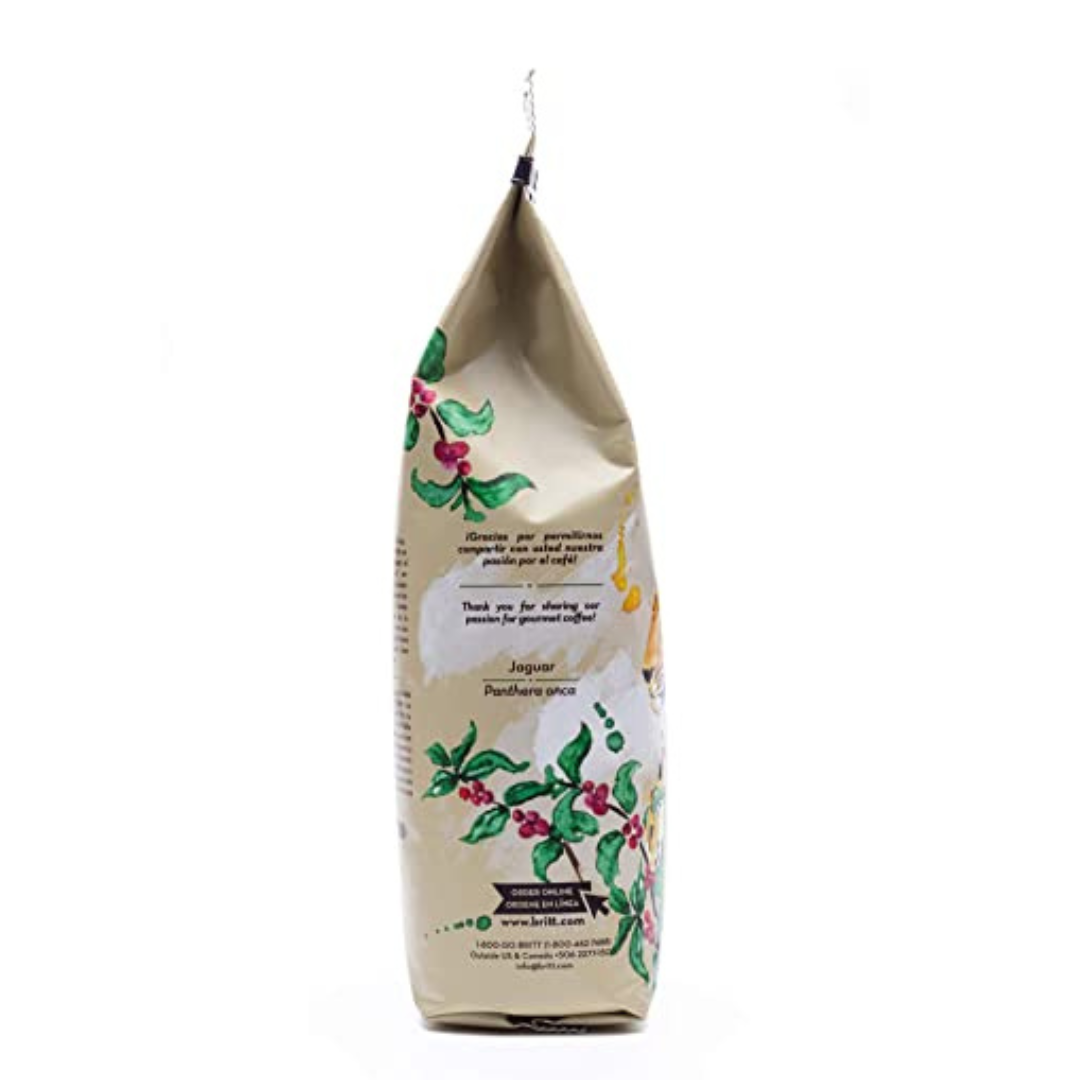 Café Britt Habitat Jaguar - Grano Entrero Bolsa 340g
