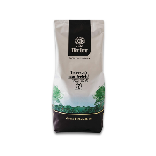 Cafe Britt Tarrazu Montecielo Arabica Wholebean Coffee, 908 g Pack